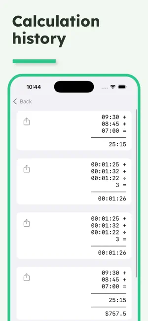 Hours Calculator: Hourly Rate screenshot 3