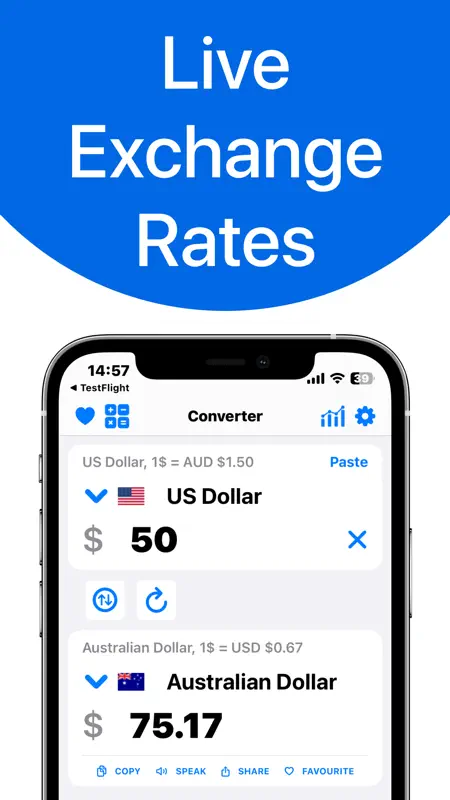 Currency Converter Calculator• screenshot 2 of 5