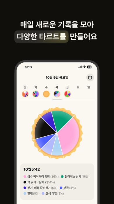 타르트 - 하루 기록 타이머 screenshot