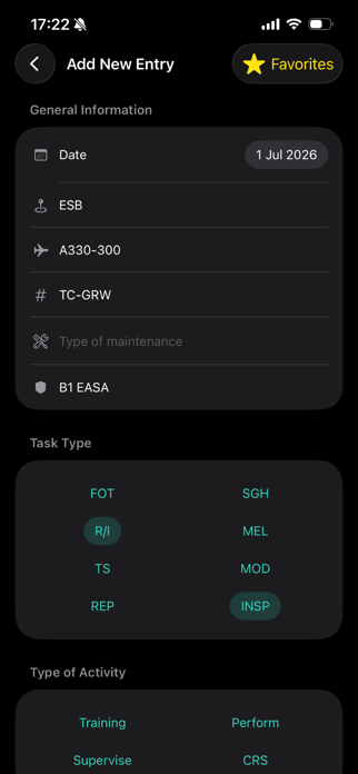 AMA Logbook Screenshot 2 of 6
