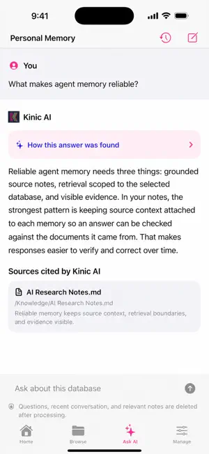 KinicWiki: AI Memory screenshot 3