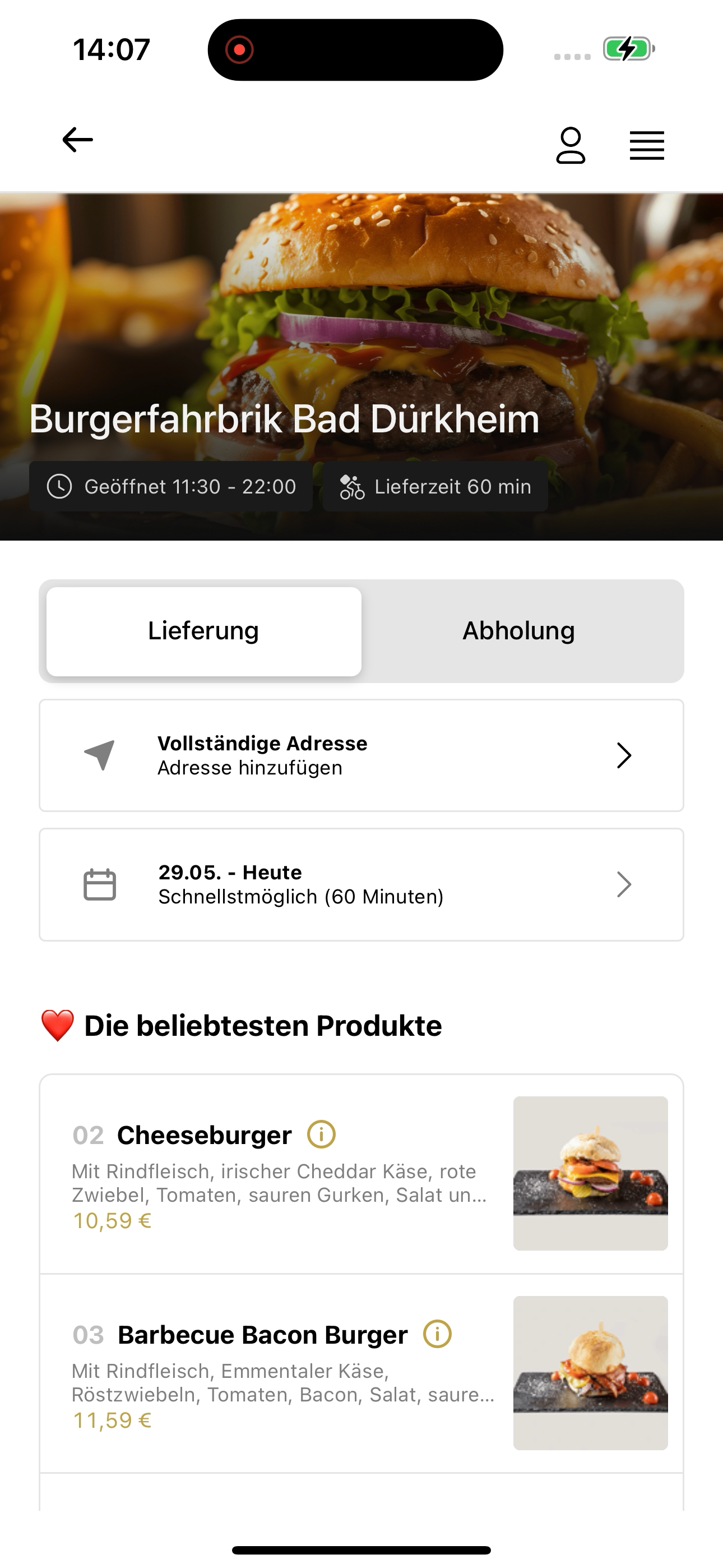 Burgerfahrbrik DE
