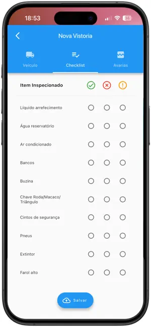 Checklist Veicular Inova screenshot 2