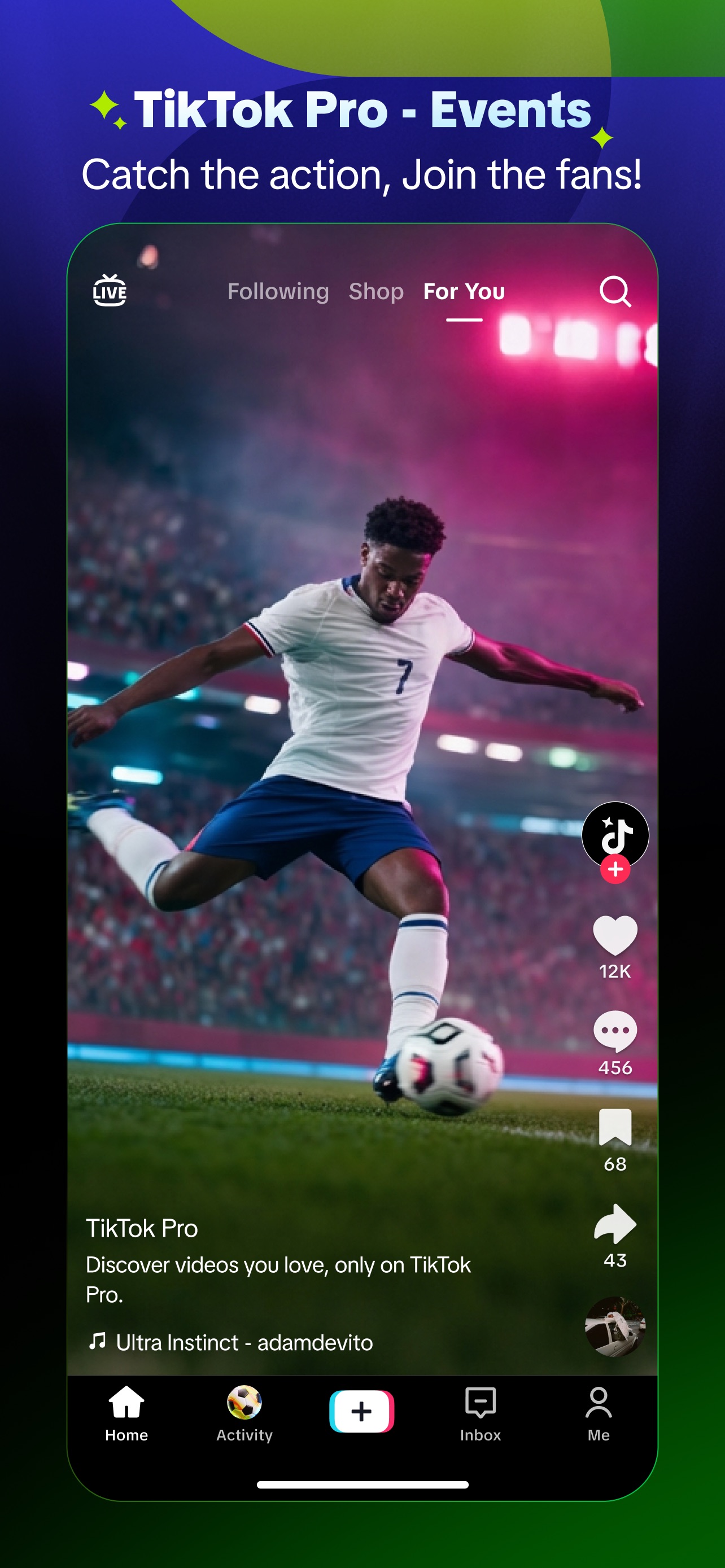 TikTok Pro - Events screenshot 1