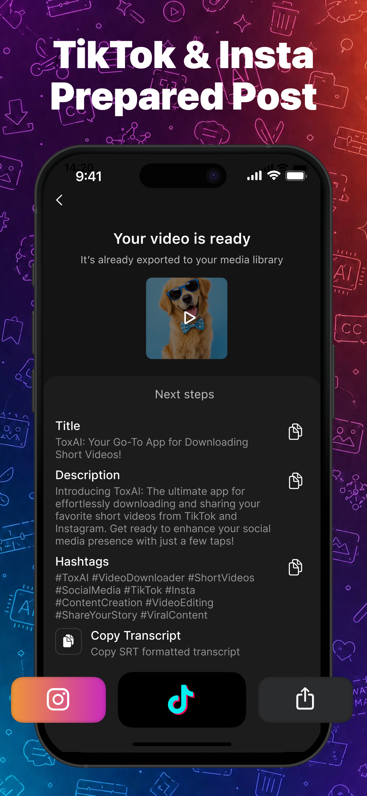Tox - Save & Share Tik Videos screenshot 3