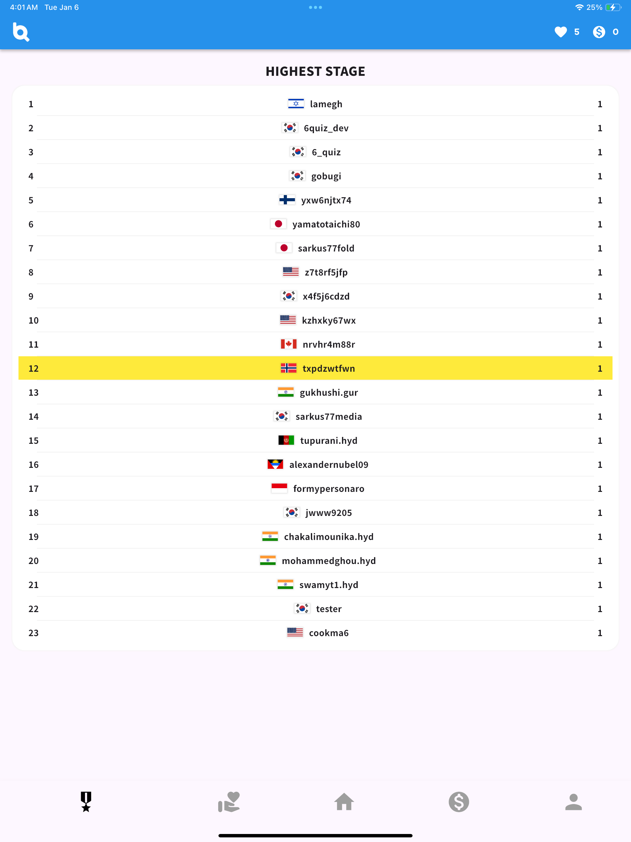 6Quiz screenshot 9