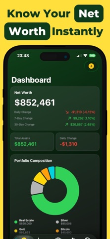 Net Worth Tracker : Assets Screenshot 1 of 7