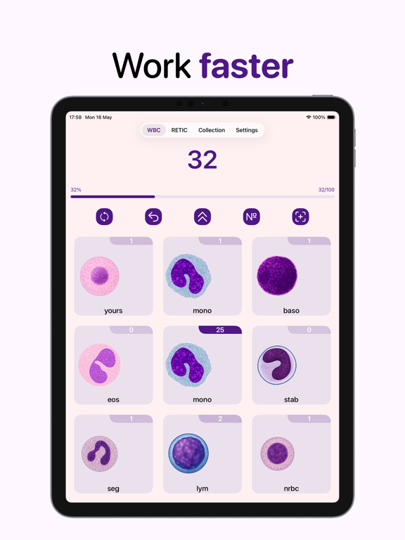 CliniCheck: WBC & Cell Counter iPad screenshot