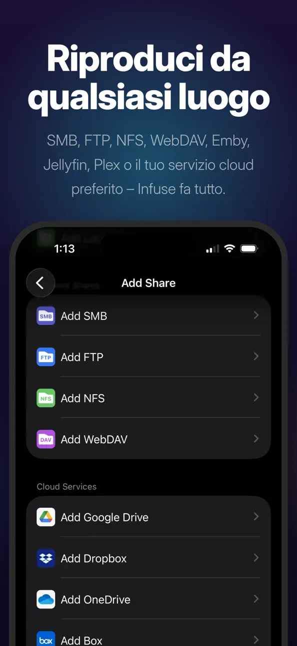 Infuse Plus screenshot 5 - iOS app interface