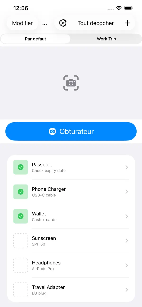 Screenshot #1 pour ThingsToTake