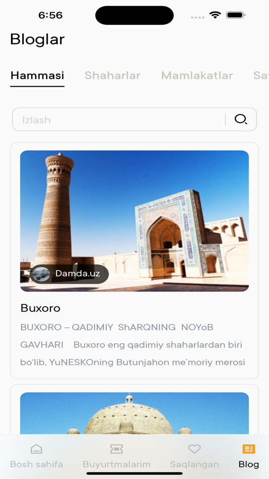 #2. Damda (iOS) Podle: Mohirjon Ahmedov