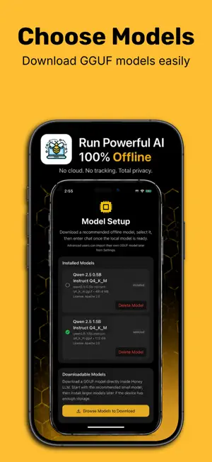 Honey LLM Offline AI screenshot 4