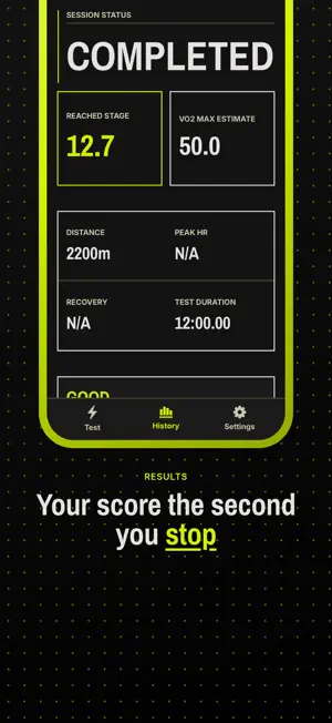 BeepArc: Beep Test & VO2 Max screenshot 3