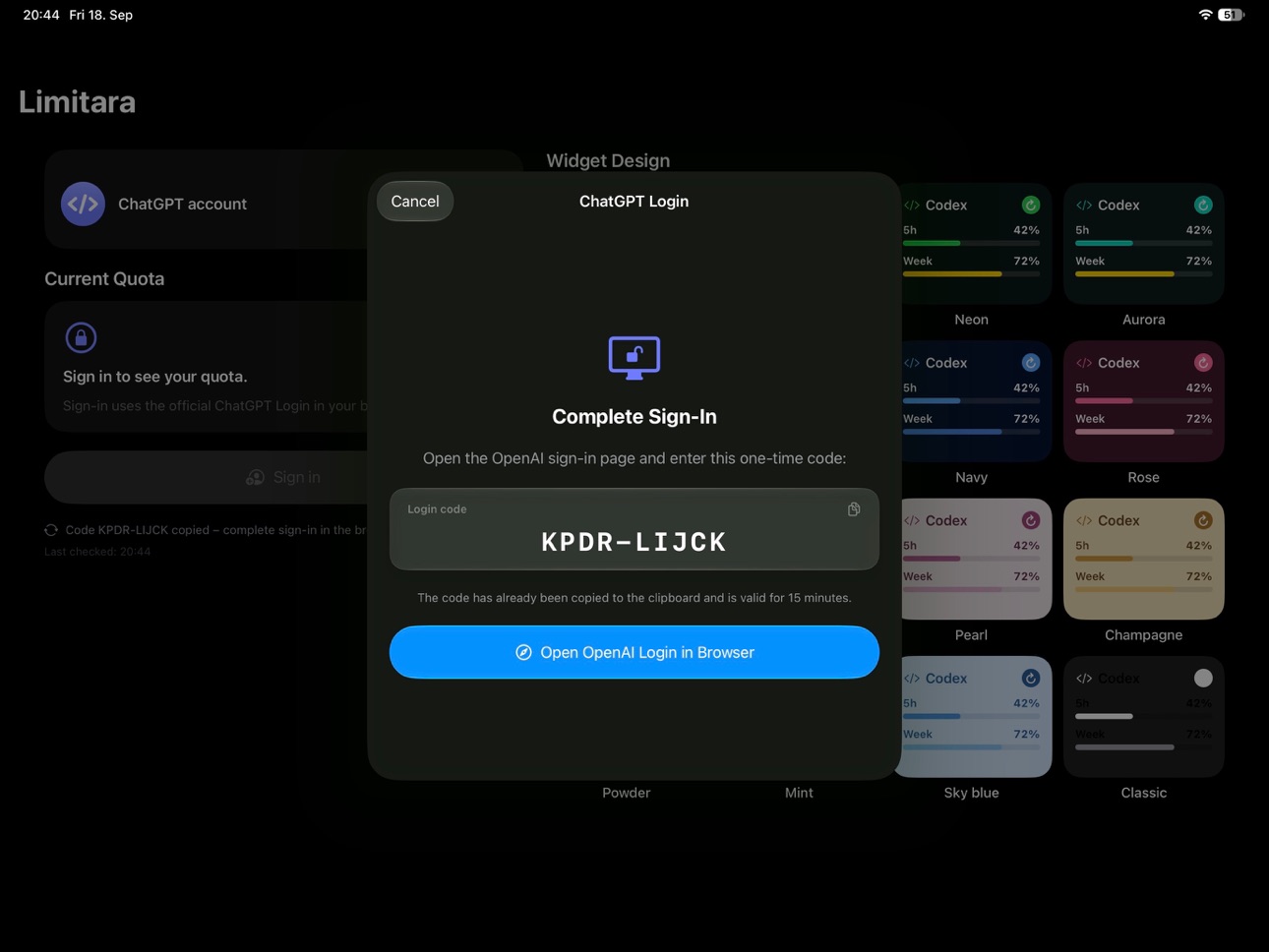 Screenshot 8 of Limitara (iOS)