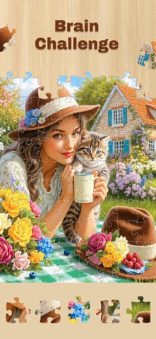 Pawpiece:Jigsaw Puzzle Game iPhone screenshot
