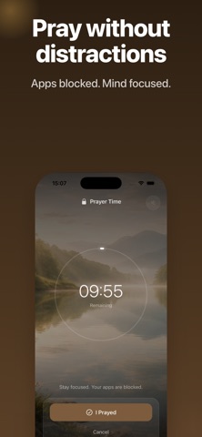 Prayer Lock - Quiet Time iPhone screenshot