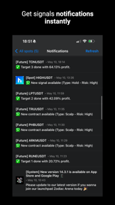 Crypto Trading App By Zyncas screenshot