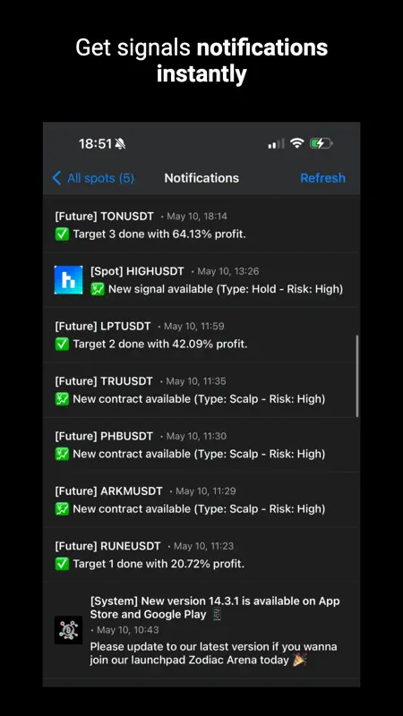 Crypto Trading App By Zyncas screenshot 8 of 10