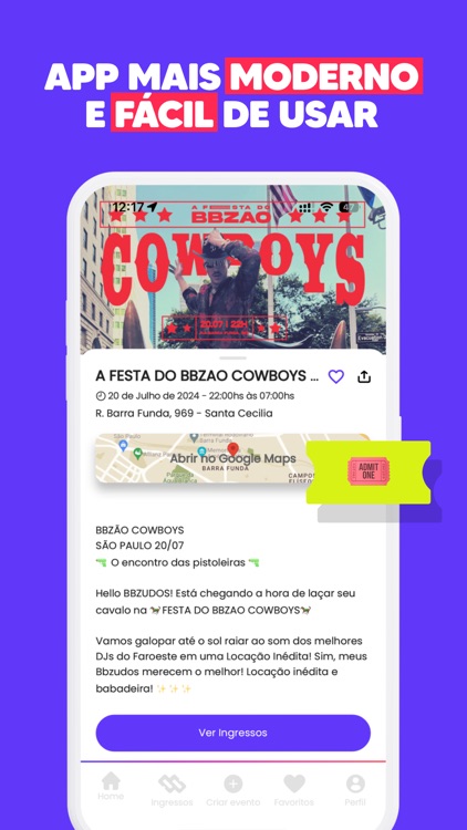 Guedder: Ingressos, Eventos