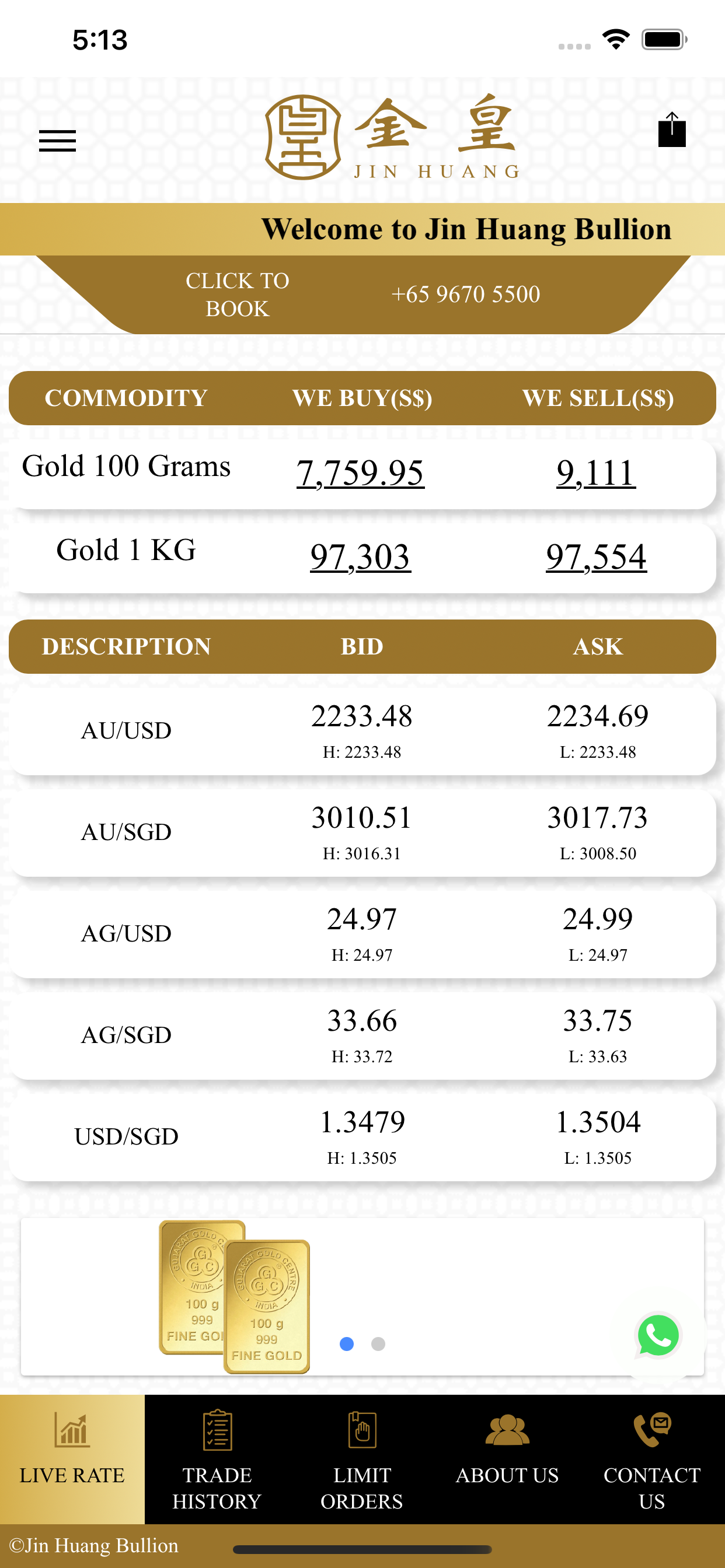Jin Huang Bullion