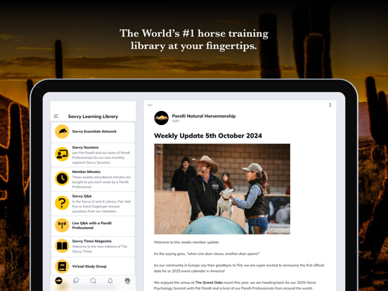 Parelli Natural Horsemanship iPad screenshot 4 - Education app