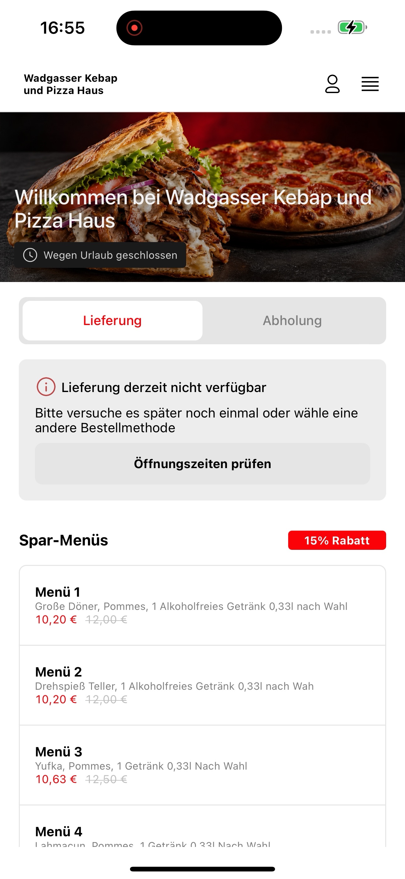Screenshot 6 of Wadgasser Kebap und Pizza Haus