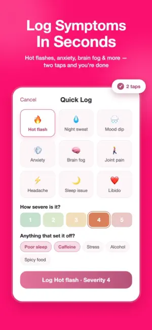 Menorai: Menopause Tracker screenshot 2