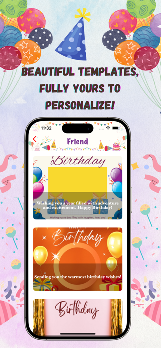 Birthday Greetings Maker Screenshot 2 of 4