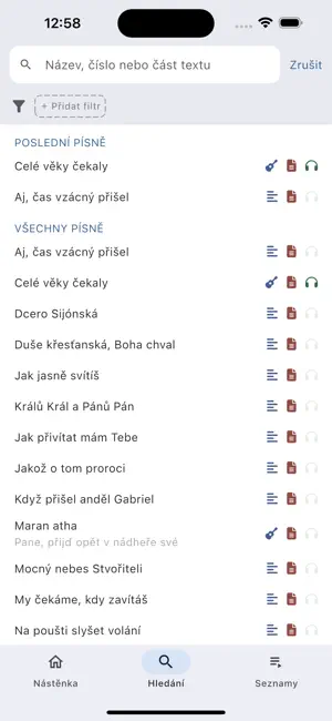 Evangelický Kancionál screenshot 3