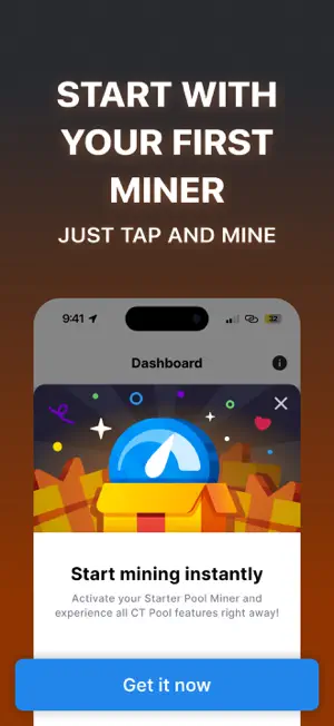 CT Pool: Crypto Mining App screenshot 1