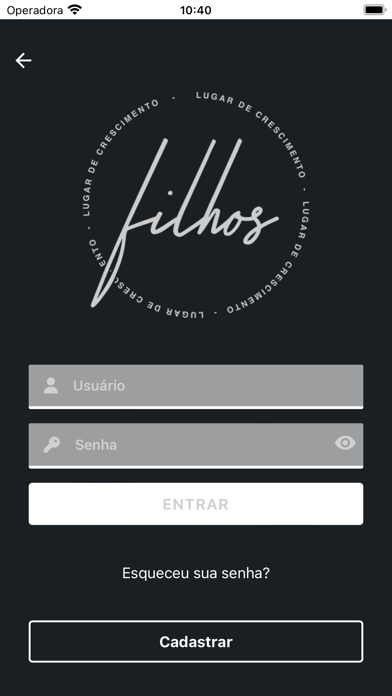 Igreja dos Filhos Screenshot