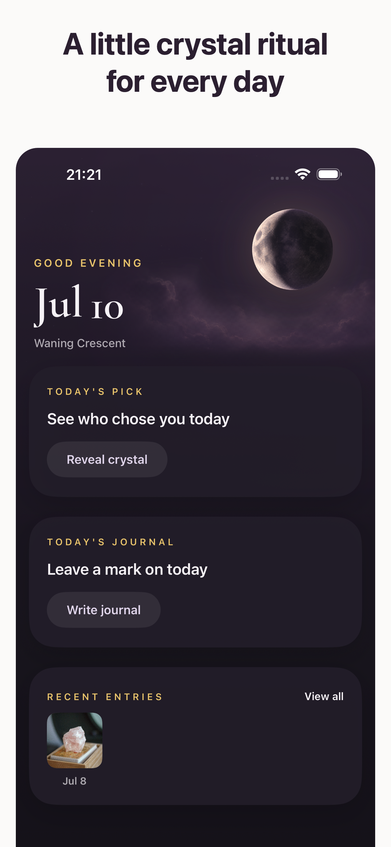 Crystal Keeper: Stone Journal screenshot 3