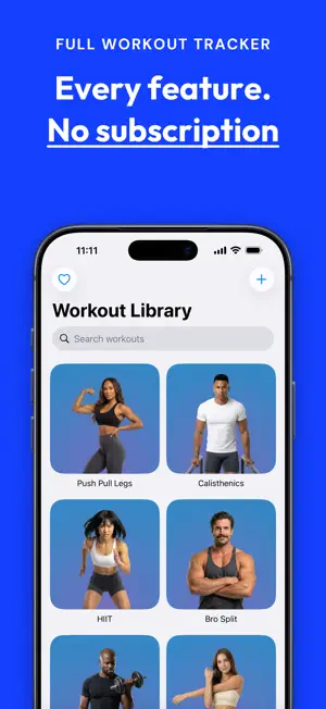 Culturista: Gym Workout Log screenshot 1