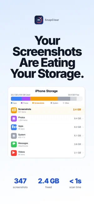SnapClear: Screenshot Cleaner screenshot 1