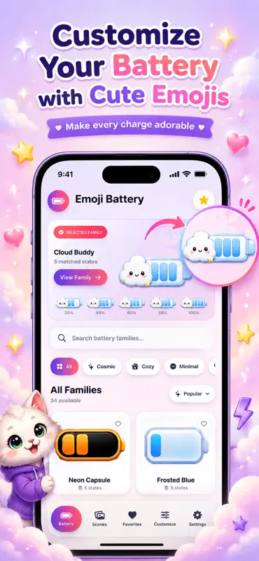 Emoji Battery: Icon Customize screenshot 1 of 5