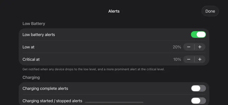 Battery Monitor Sync screenshot 2 of 6