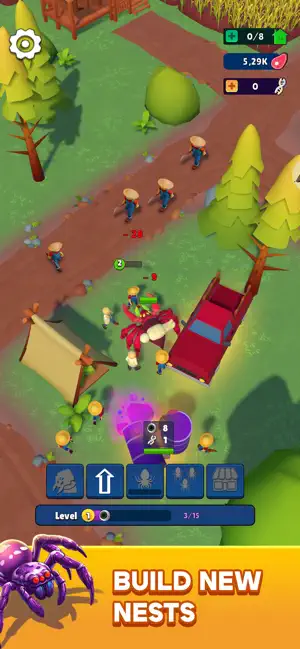 Spider Survival: Defend Nest screenshot 2