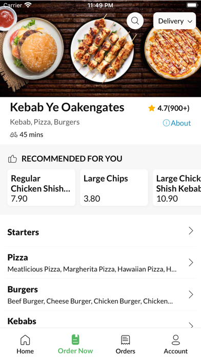 Kebab Ye Oakengates telford Screenshot