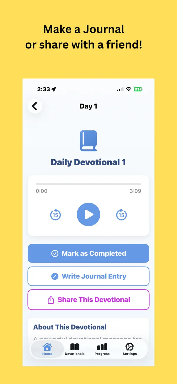 Screenshot #3 pour My 30 Day Devotional
