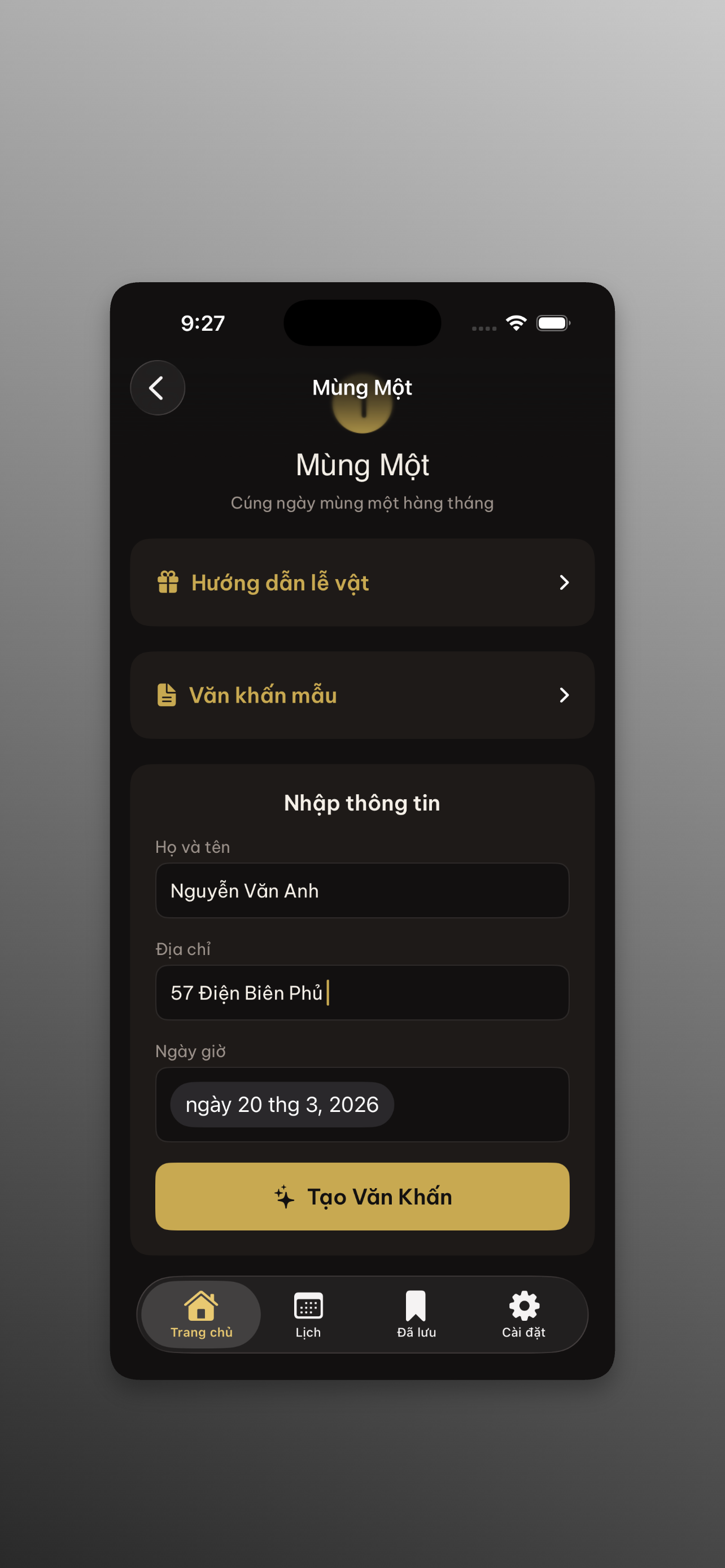 Văn Khấn AI screenshot 7