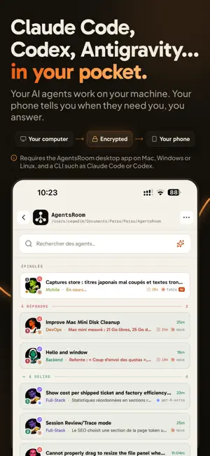 AgentsRoom: Dev Remote Control screenshot 2