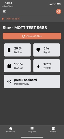 Tetrao Cloud App screenshot