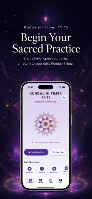 Kundalini Timer 11:11 screenshot 1