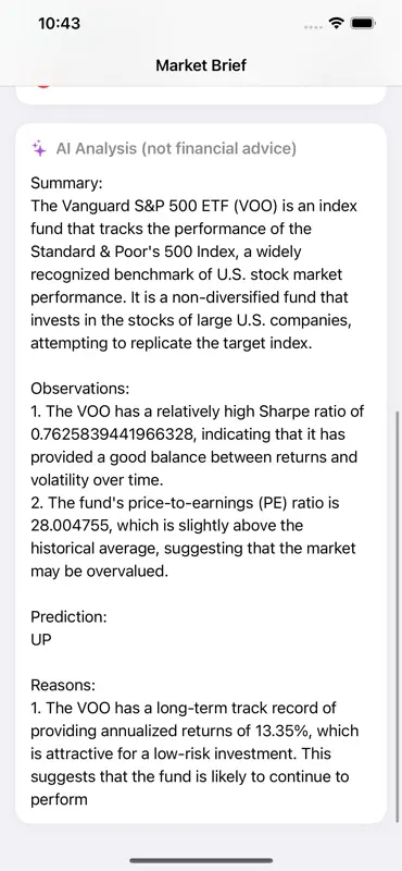 Market Brief Investing screenshot 4 of 4