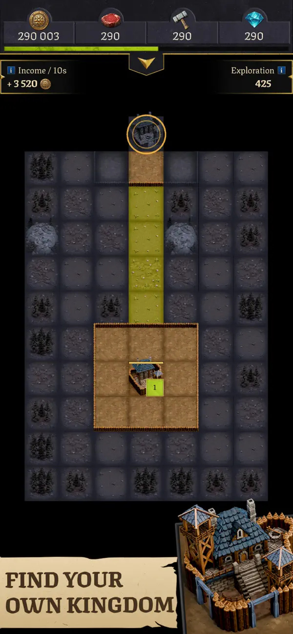 #1. Legacy of Kings: Idle Builder (iOS) By: POWERPLAY MANAGER, s.r.o.