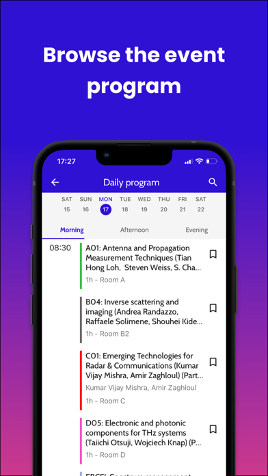 URSI Events iPhone screenshot