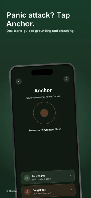 Breeze: Panic Attack & Anxiety screenshot 1