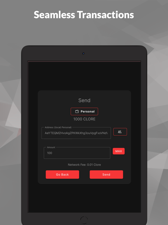 Screenshot #4 pour Clore Wallet
