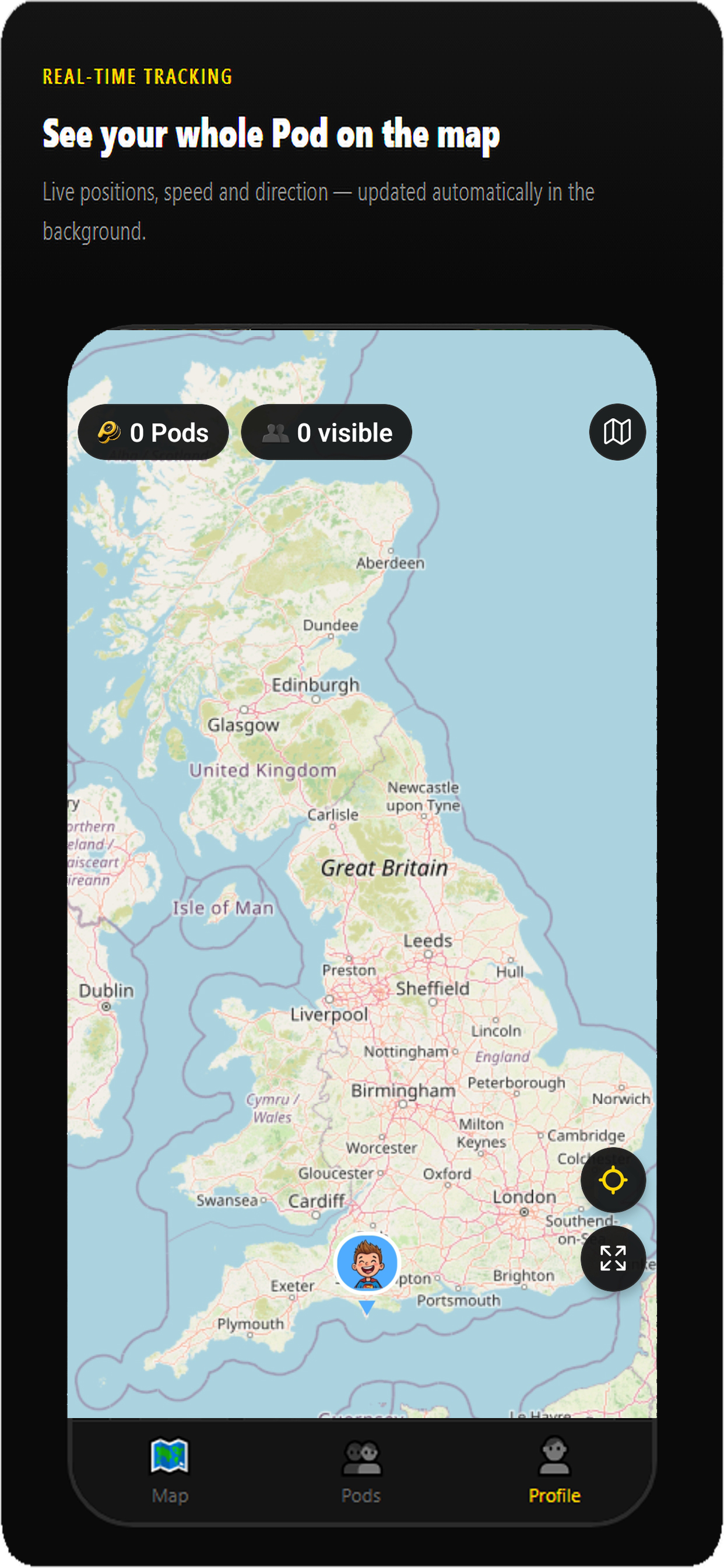 PODS Buddy Tracker screenshot 4
