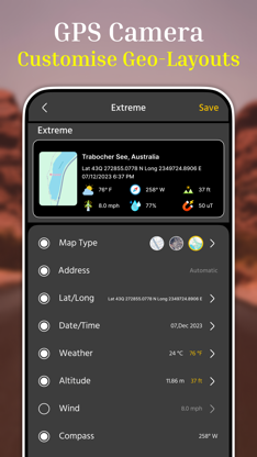 GPSCam : Live Geotag on Photos screenshot 6